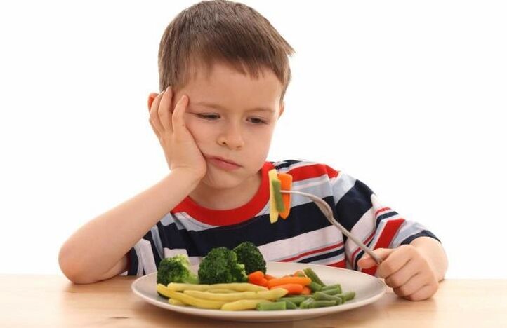 在儿童中，蠕虫病会导致食欲不振。